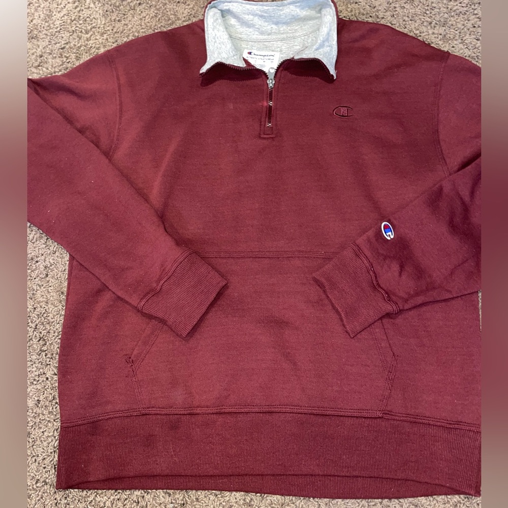 Burgundy Champion Quarter Zip